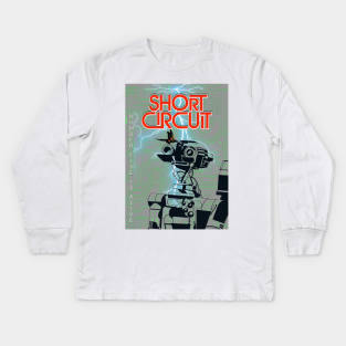 Short circuit minimal movie poster artwork Kids Long Sleeve T-Shirt